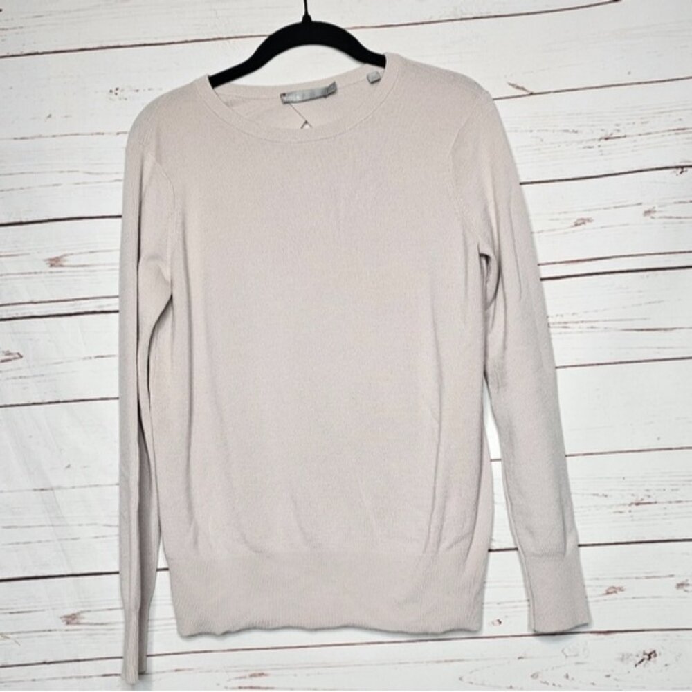 Vince Merino Wool Open Back Sweater